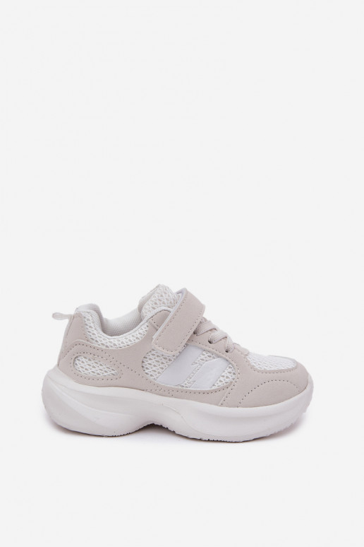 scarpe da ginnastica Scarpe modello sneakers Infantile con chiusure adesive Colore bianco Selinea