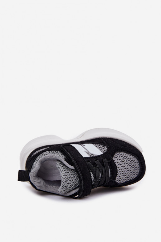 scarpe da ginnastica Scarpe modello sneakers Infantile con chiusure adesive Nero e-colore grigio Selinea