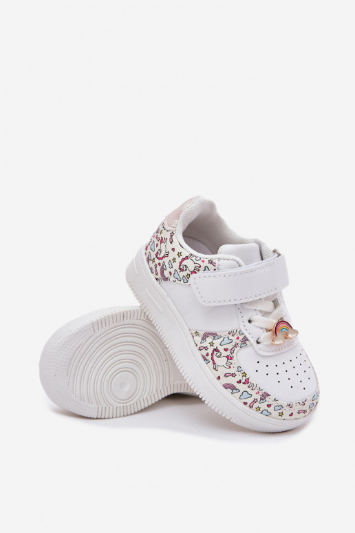 Scarpe da ginnastica per bambini scarpe da ginnastica Unicorni Colore bianco Thalia