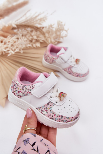 Scarpe sportive per bambini "Unicorn", color rosa "Thalia"
