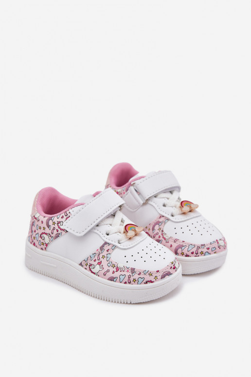 Scarpe da ginnastica per bambini scarpe da ginnastica Unicorni colore rosa Thalia