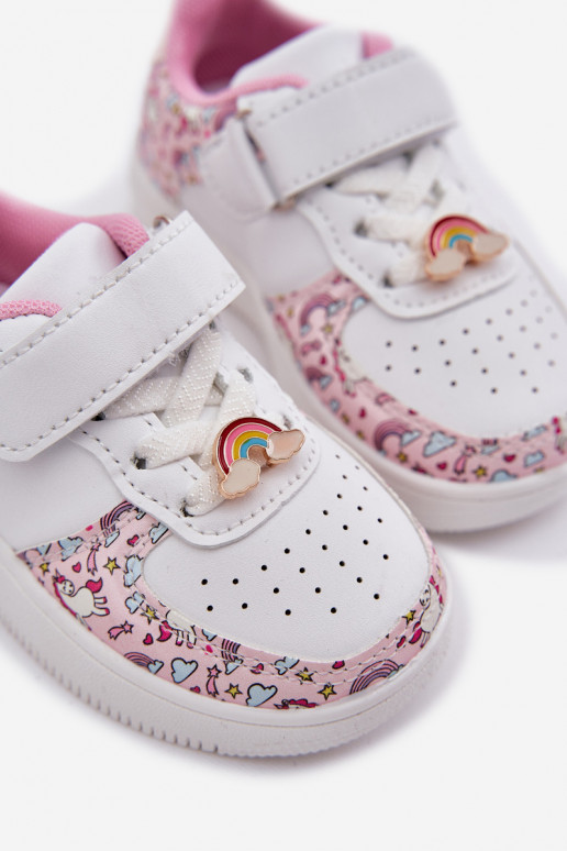 Scarpe da ginnastica per bambini scarpe da ginnastica Unicorni colore rosa Thalia