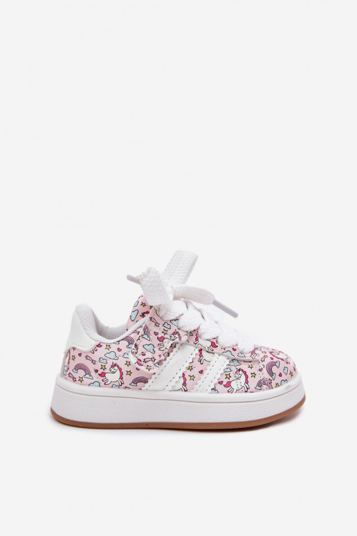 scarpe da ginnastica Infantile Con un tema Jednorożca colore rosa Ilana