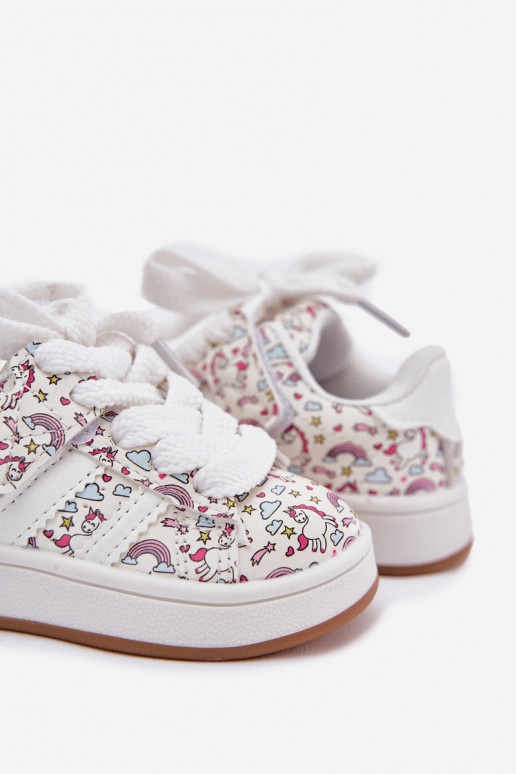 scarpe da ginnastica Infantile Con un tema Jednorożca Colore bianco Ilana