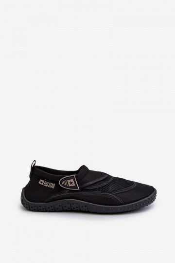 Scarpe impermeabili da uomo nere Big Star NN174754 2