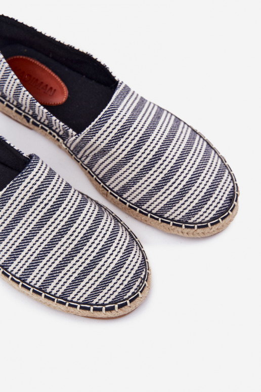 espadrillas Deveschio Con treccia blu scuro Daniell espadrillas Deveschio Con treccia blu scuro Daniell