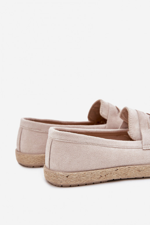 Mocassini Deveschio Con treccia beige Fiamar