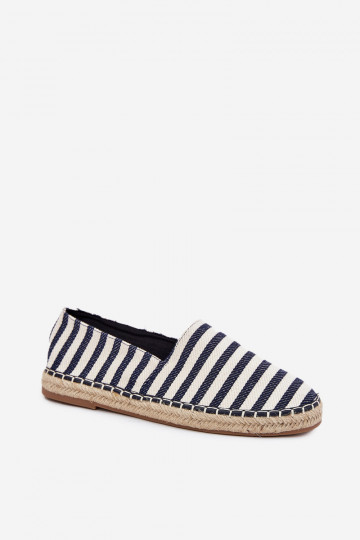 Deveschio espadrillas Z  con strisce blu scuro Kerenz