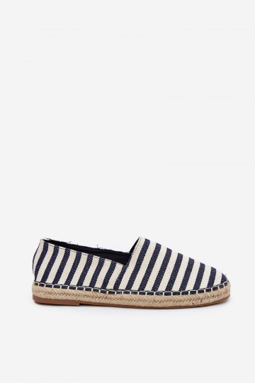 Deveschio espadrillas Z  con strisce blu scuro Kerenz 2