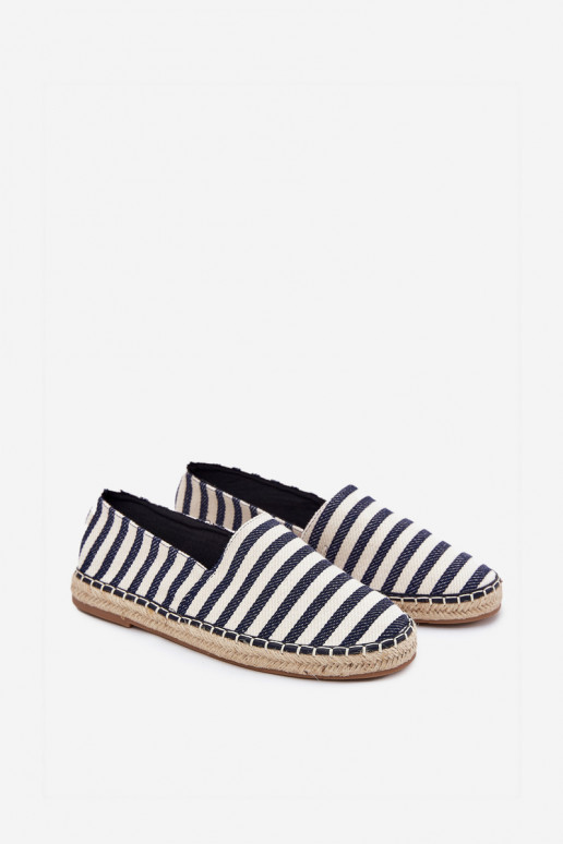 Deveschio espadrillas Z  con strisce blu scuro Kerenz Deveschio espadrillas Z  con strisce blu scuro Kerenz