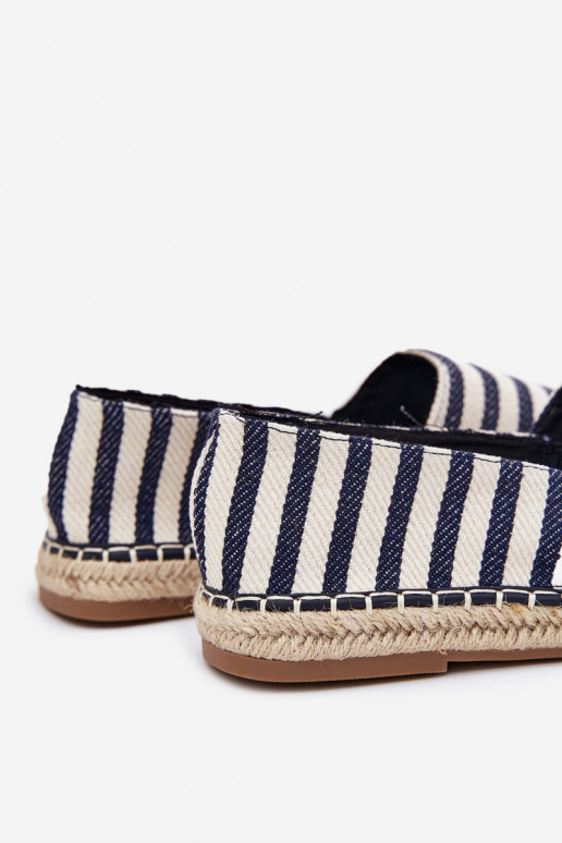 Deveschio espadrillas Z  con strisce blu scuro Kerenz Deveschio espadrillas Z  con strisce blu scuro Kerenz