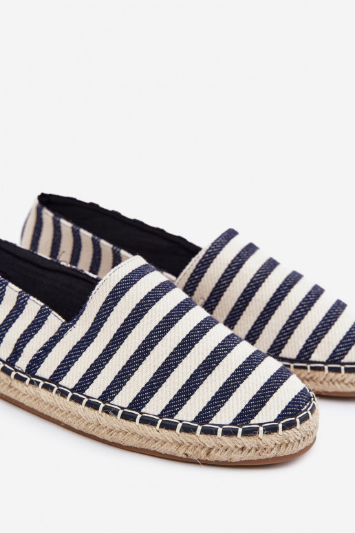 Deveschio espadrillas Z  con strisce blu scuro Kerenz Deveschio espadrillas Z  con strisce blu scuro Kerenz