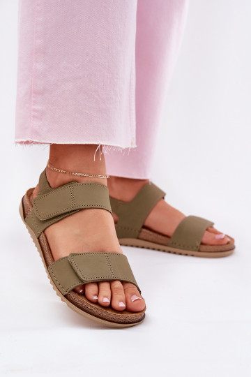 Sandali da donna Inblu AA0001KU di colore verde