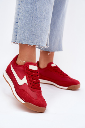 Scarpe sportive da donna rosse Zerina