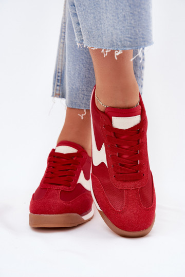 Scarpe sportive da donna rosse Zerina 2
