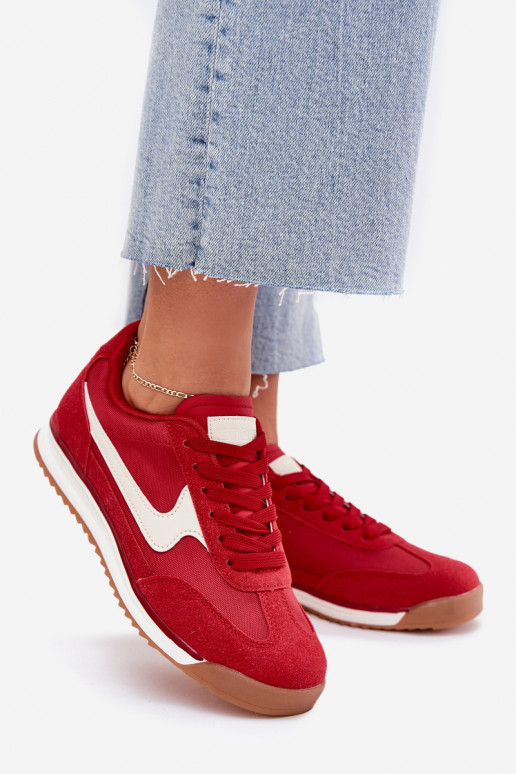 scarpe da ginnastica Scarpe modello sneakers Femminile colore rosso Zerina