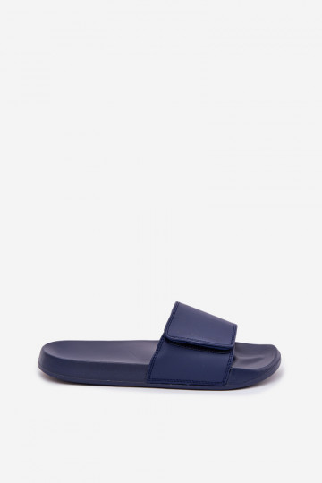 Pantofole Deveschio 4FMM00FFLIM032-31S blu scuro 2