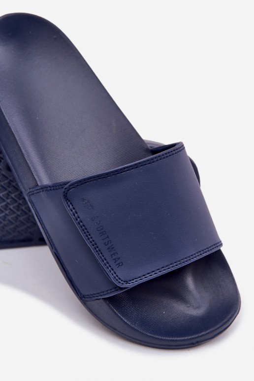 Pantofole Deveschio 4FMM00FFLIM032-31S blu scuro