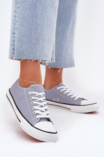 Femminile Elegantello classico scarpe casual colore blu Omertà