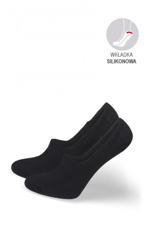 Calzini da donna Micropiè di pagina BaAełniane Senza intoppi colore nero Calzini da donna Micropiè di pagina BaAełniane Senza intoppi colore nero