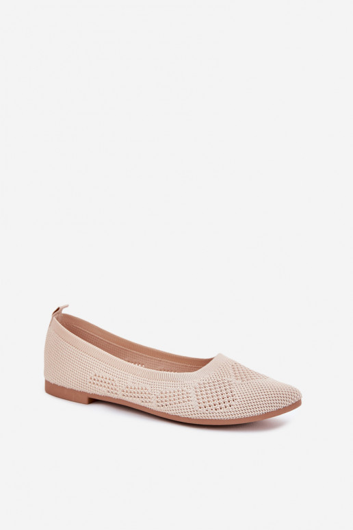 Ballerine in tessuto Femminile beige Zelira
