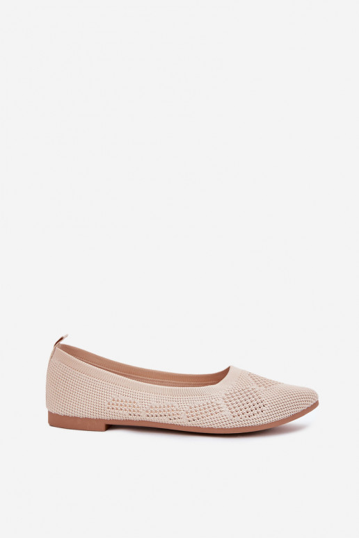 Ballerine in tessuto Femminile beige Zelira