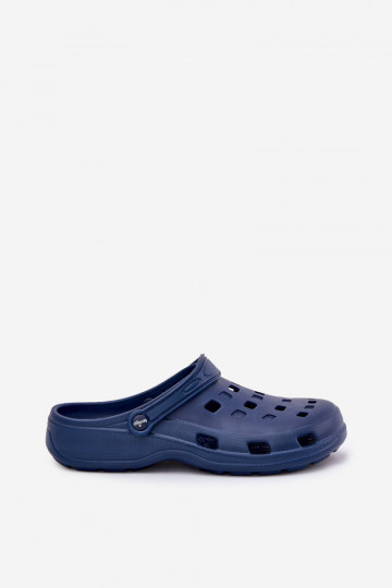 Pantofole Deveschio Pantofole leggere LEMIGO 807 blu scuro 2