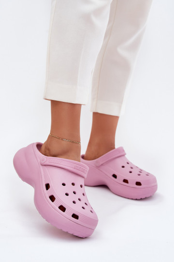 Pantofole leggere Pantofole da donna con suole massicce alla moda Big Star RR274A120 colore rosa