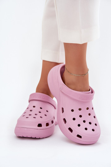 Infradito leggeri con suola massiccia Big Star RR274A120 rosa 2