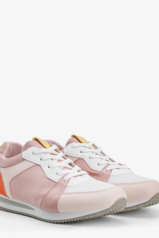 Scarpe bianche con inserti gialli,...