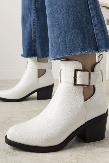 Stivaletti bianchi con...