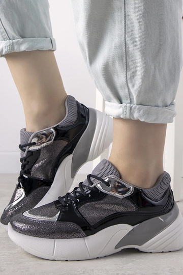 Sneakers nere con suola alta Rude