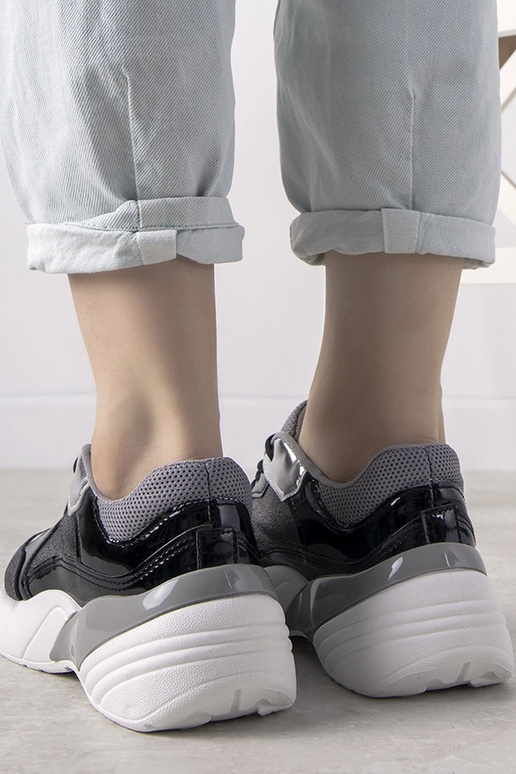 Sneakers nere con suola alta Rude Sneakers nere con suola alta Rude