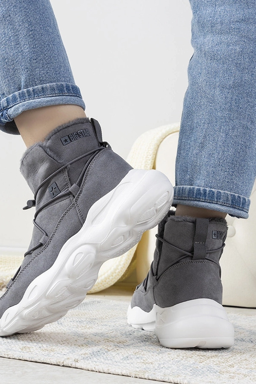 Stivali invernali grigi eleganti da...