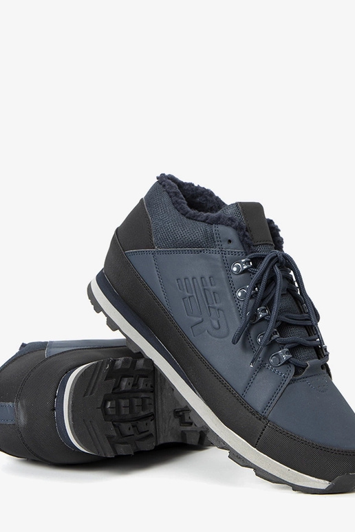 Scarponi invernali da uomo blu scuro,...