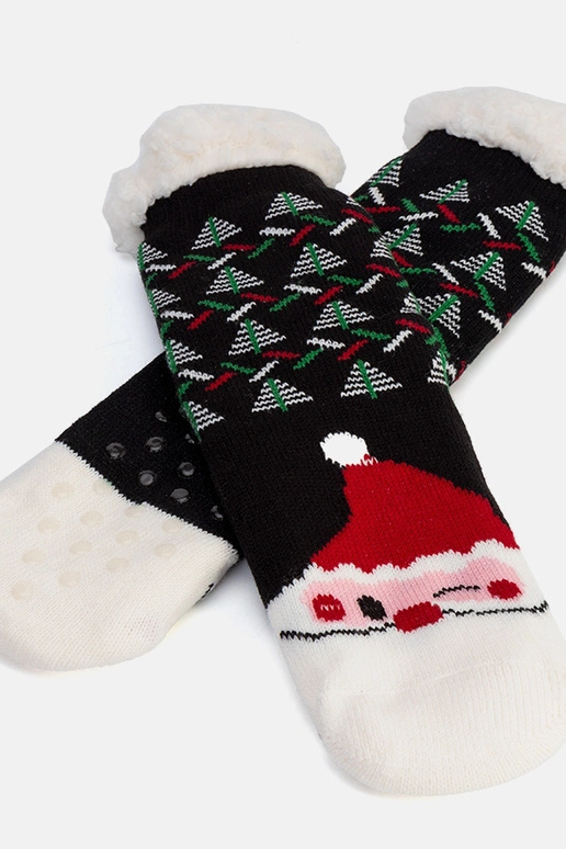 Calzini isolanti neri con Babbo... Calzini isolanti neri con Babbo...