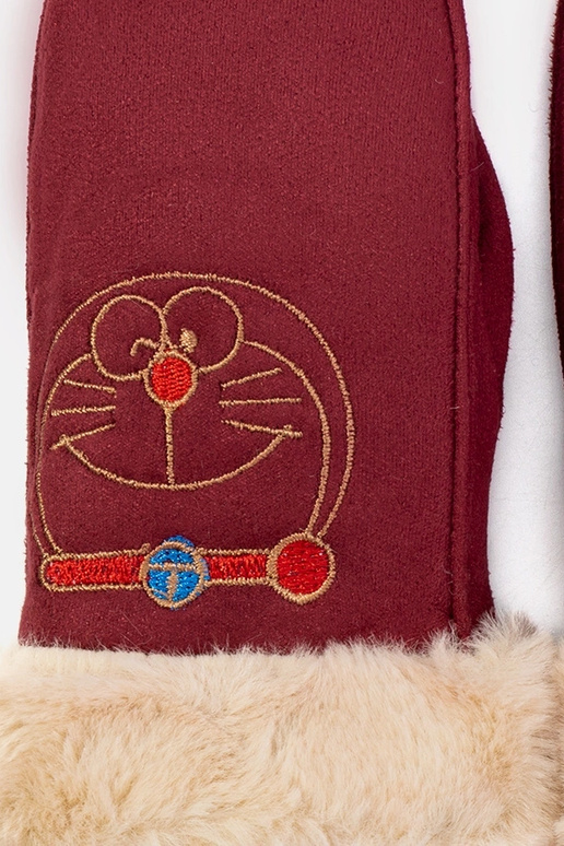 Guanti per bambini "Borgogna Kitty"