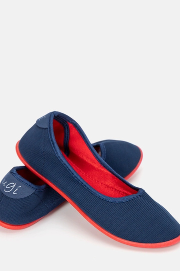 Ballerine Geneseo blu navy e rosse per bambini
