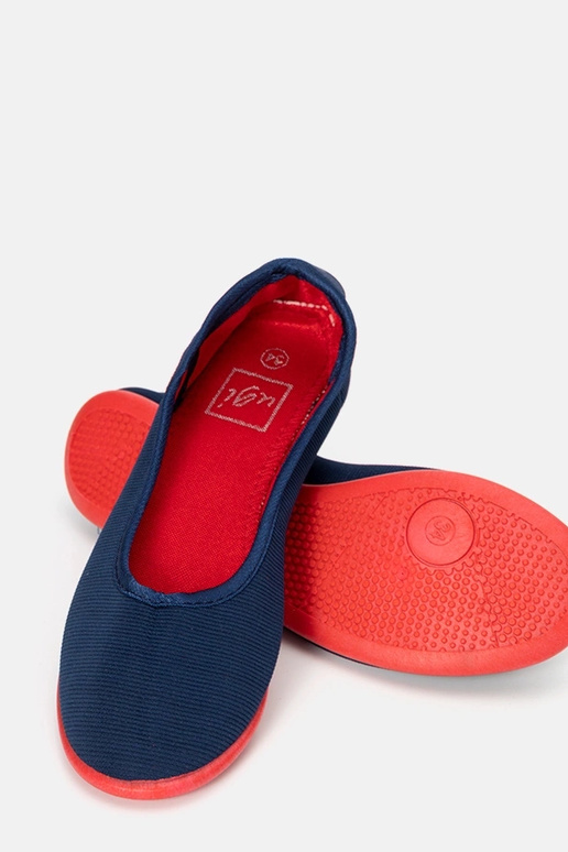 Ballerine Geneseo blu navy e rosse...