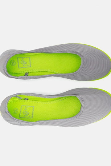 Ballerine Geneseo grigio-verde per bambini