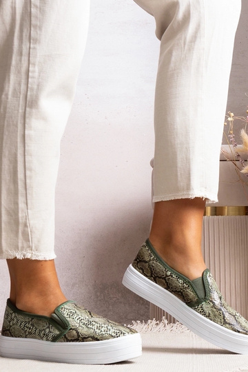 Sneakers verdi slip on Irving