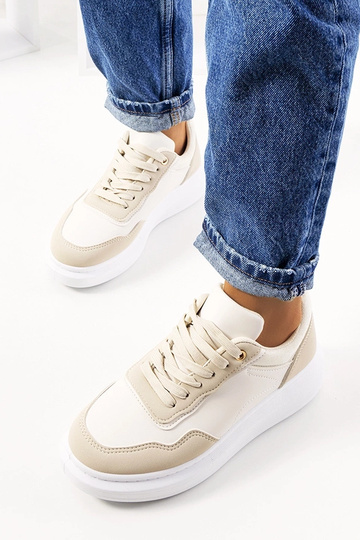 Sneakers da donna Selma beige