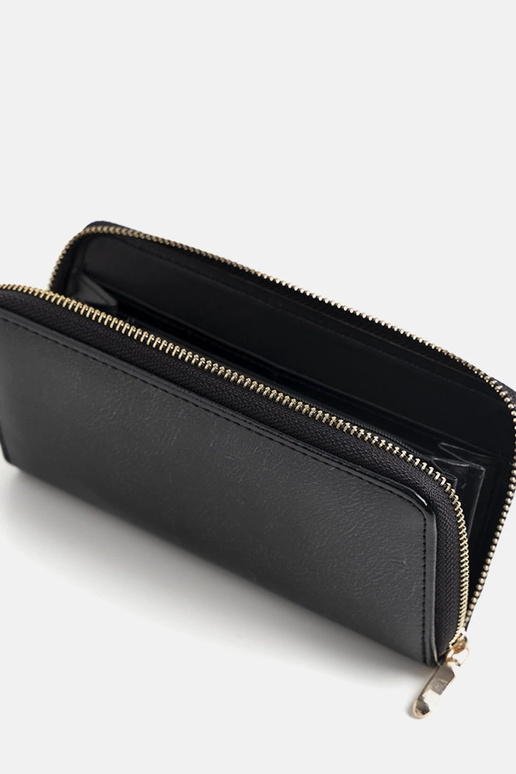 Portafoglio Starks nero metallizzato Portafoglio Starks nero metallizzato