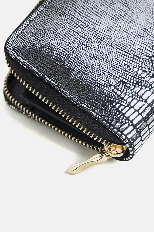 Portafoglio Decosta argento lucido Portafoglio Decosta argento lucido