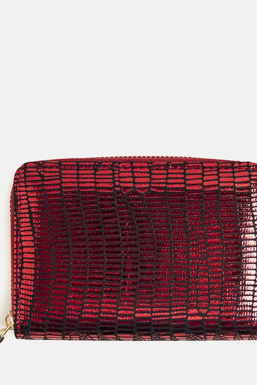Portafoglio Decosta rosso lucido