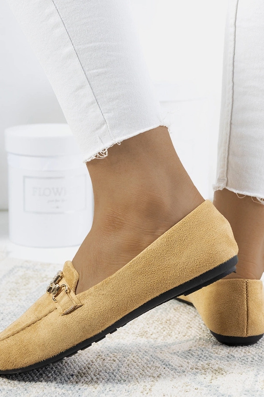 Mocassini Beige Cardoso Fibbia