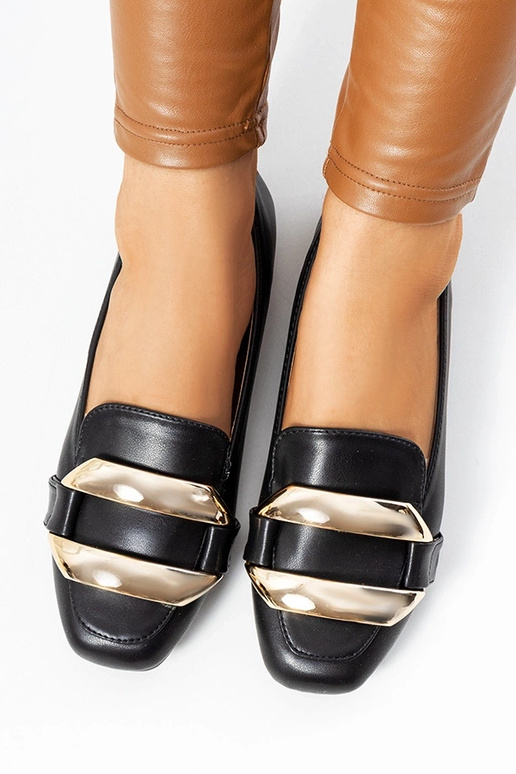 Mocassini neri da donna Renwick