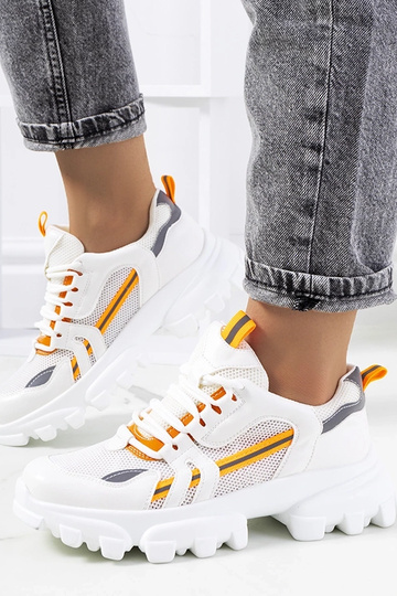 Sneakers bianche da donna Bernier