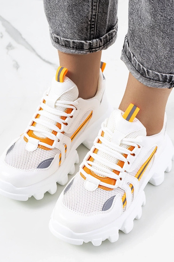 Sneakers bianche da donna Bernier 2