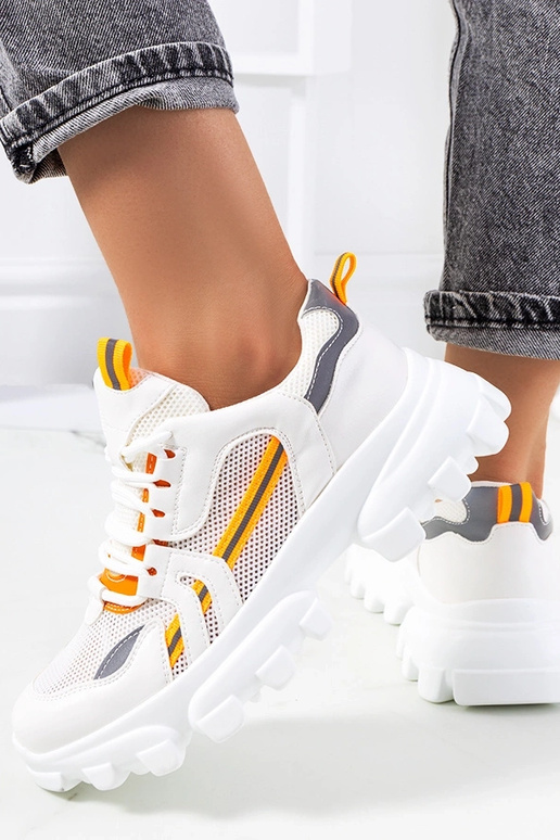 Sneakers bianche da donna Bernier